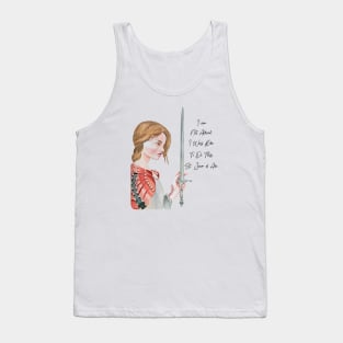 St Joan of Arc Am Not Afraid I Was Born Do This Saint Tank Top